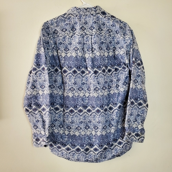 Womens Cabela's Aztec Southwestern Print Shirt Flannel size small - Picture 8 of 11